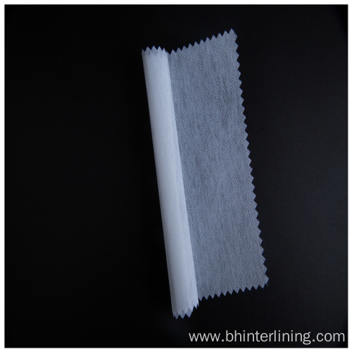 Double dot nonwoven fusible interlining/lining for clothing